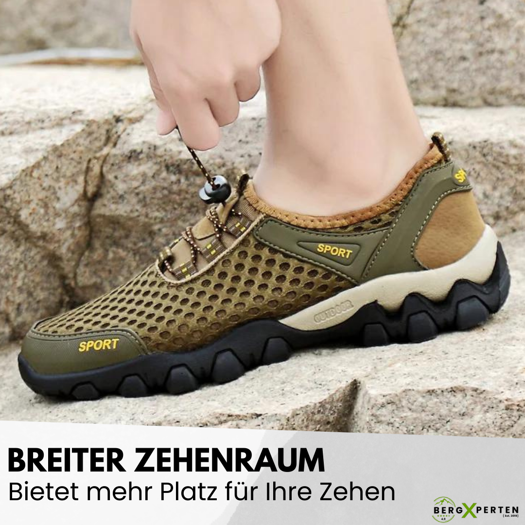 Orthtrek - wasserfester Barfuß-Trekkingschuh für Schmerzlinderung