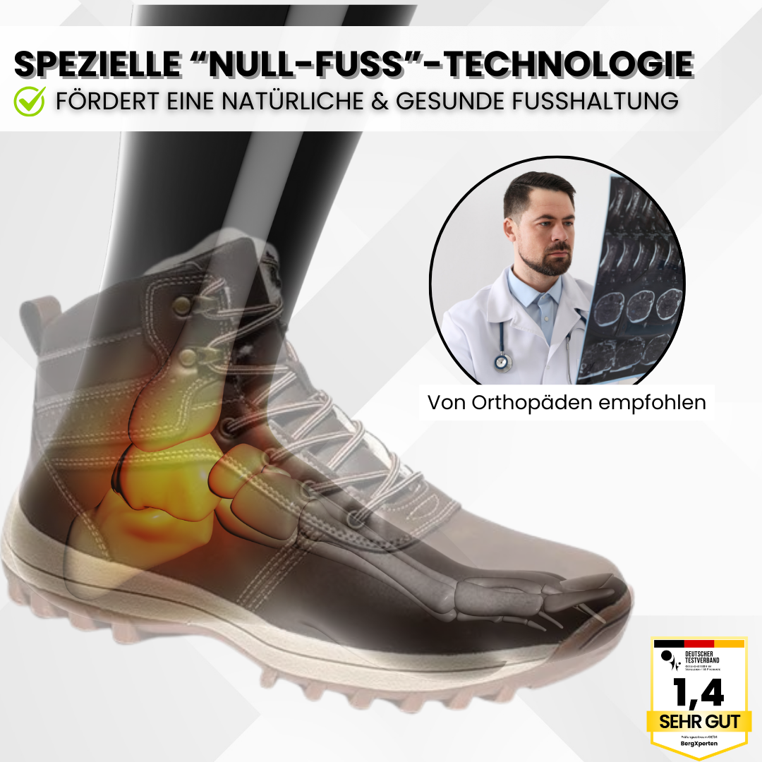 OrthoX Boot – wasserdichte, ergonomische Stiefel