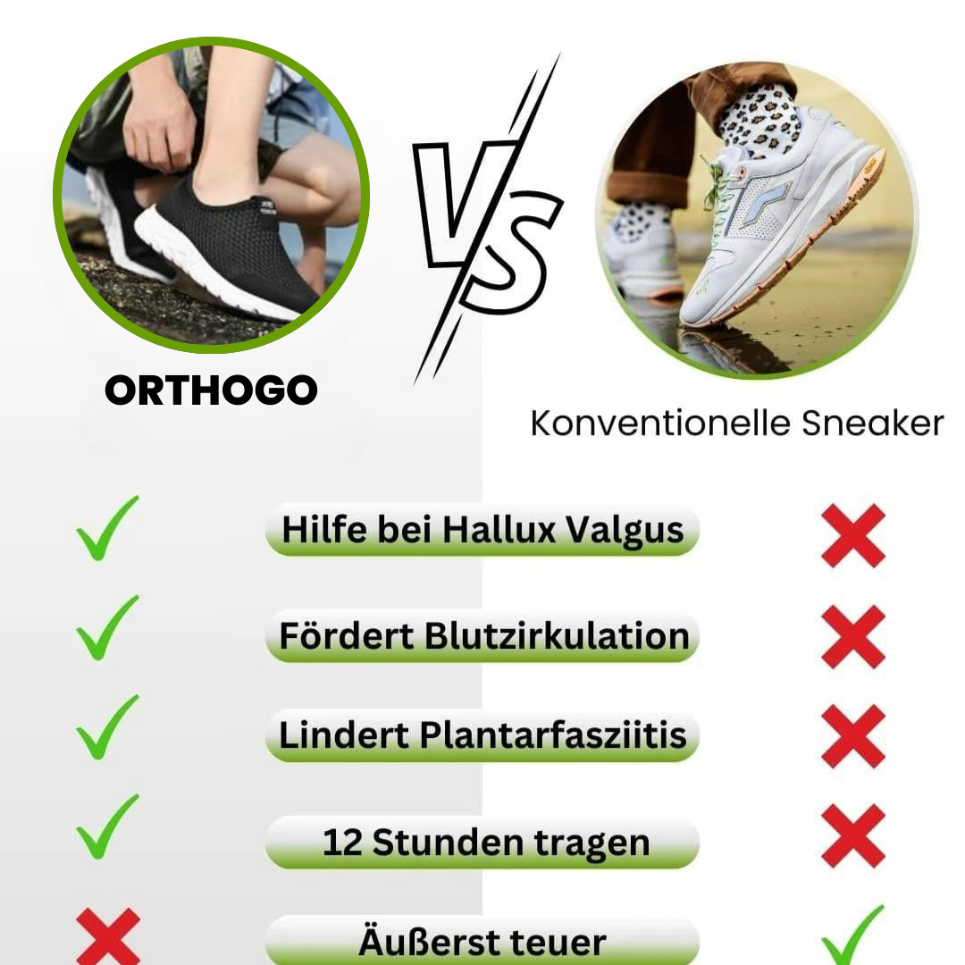 OrthoGo – Federleichte Orthopädische Schuhe