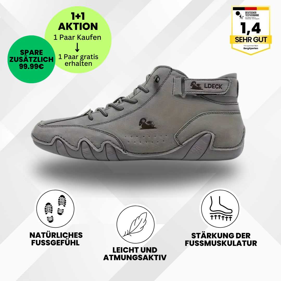 GRATIS Alpaca - ergonomischer, wasserdichter & schmerzlindernder Leder-Barfußschuh für das Frühjahr