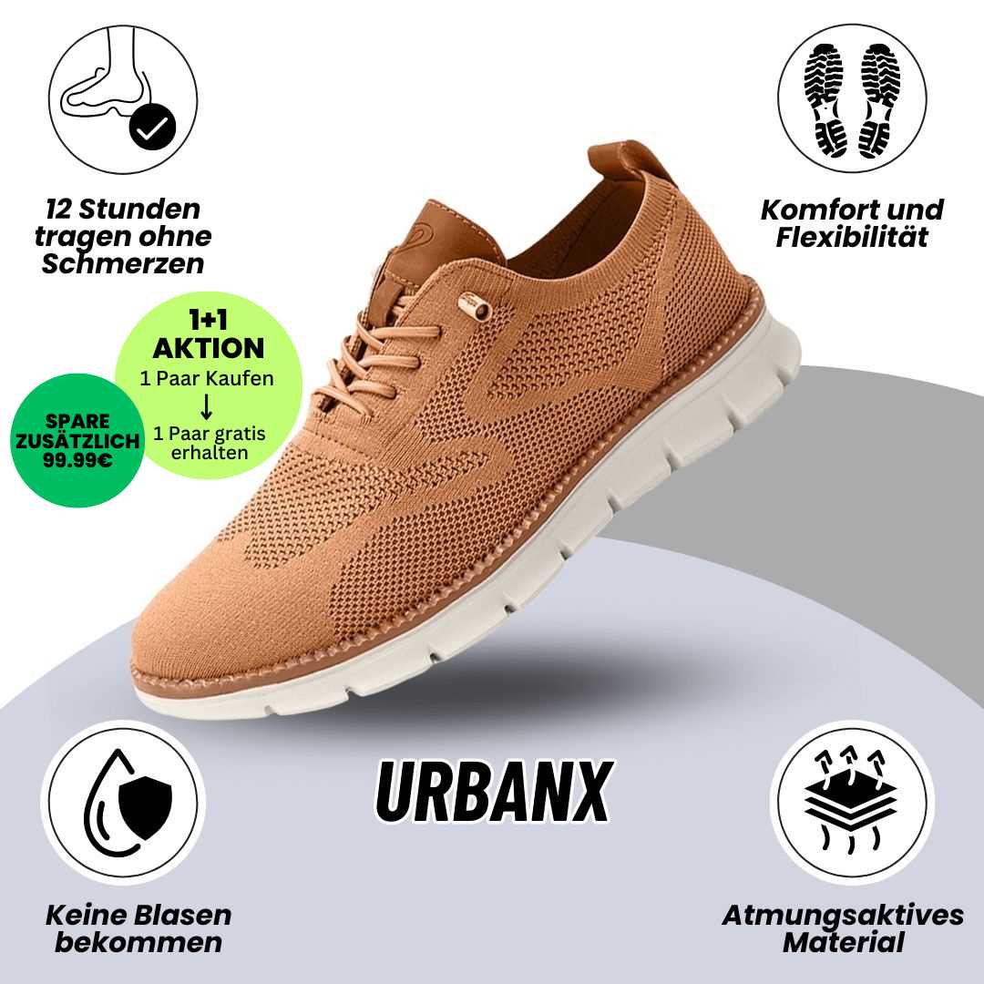 GRATIS UrbanX - ergonomische ultrabequeme Komfortschuhe - das Original