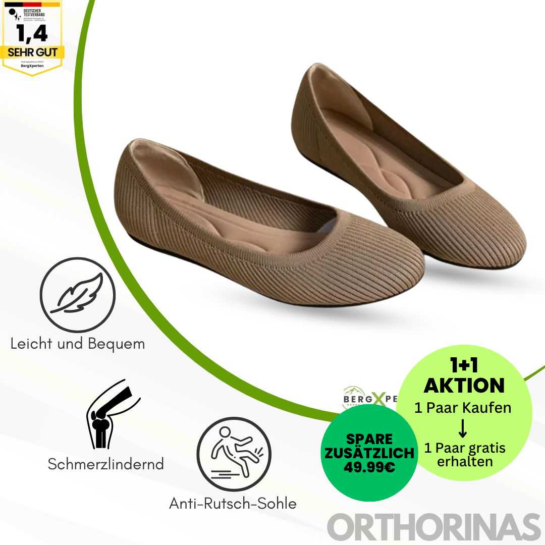 GRATIS Orthorinas - ergonomische schmerzlindernde Ballerinas