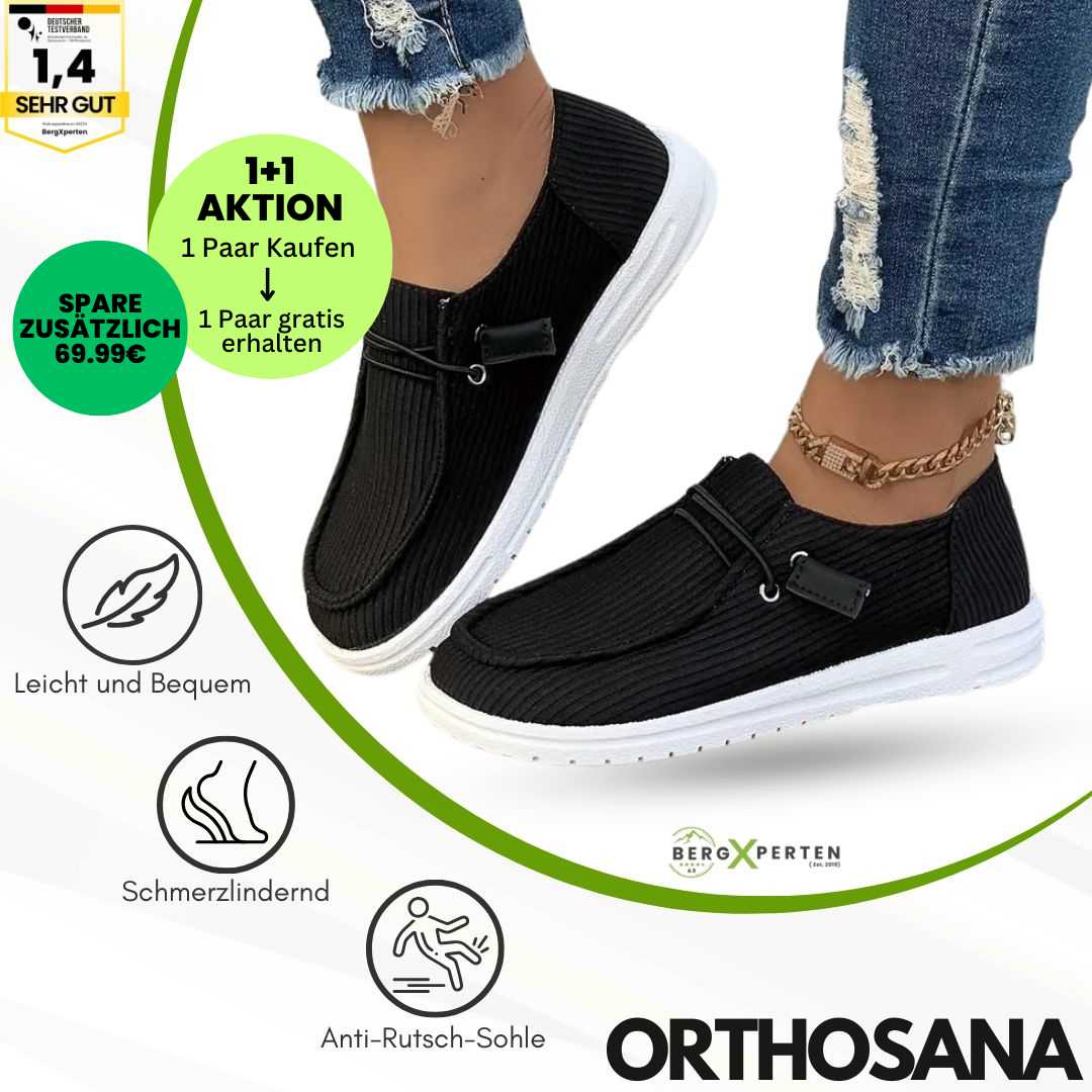 GRATIS OrthoSana - orthopädische schmerzlindernde Freizeitschuhe für Damen - Sonderaktion 1+1 Gratis (Copia)