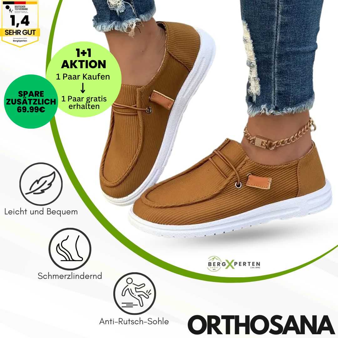 GRATIS OrthoSana - orthopädische schmerzlindernde Freizeitschuhe für Damen - Sonderaktion 1+1 Gratis (Copia)