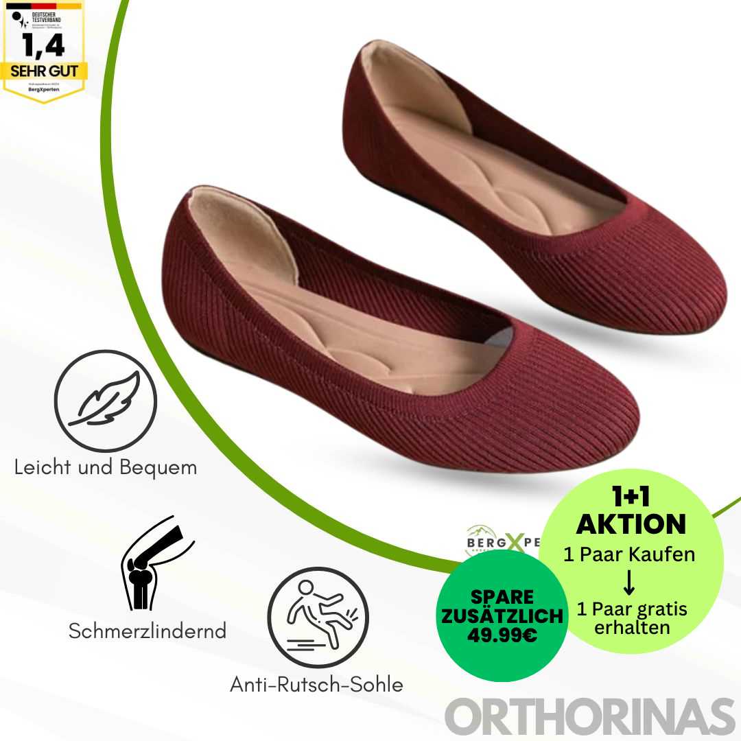 GRATIS Orthorinas - ergonomische schmerzlindernde Ballerinas