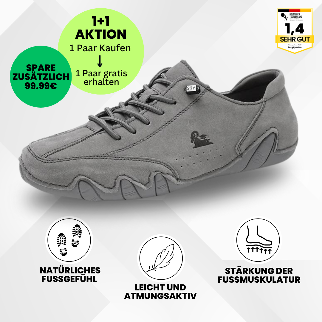 GRATIS OrthoActive - ergonomischer & schmerzlindernder Barfußschuh für maximalen Komfort