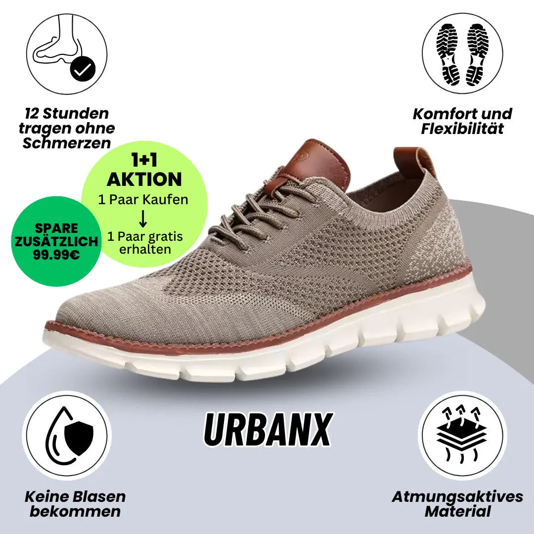 GRATIS UrbanX - ergonomische ultrabequeme Komfortschuhe - das Original