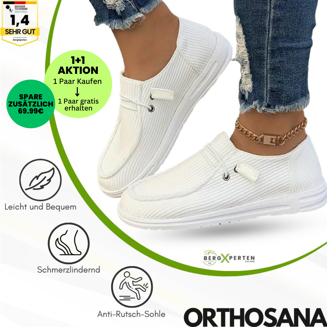 GRATIS OrthoSana - orthopädische schmerzlindernde Freizeitschuhe für Damen - Sonderaktion 1+1 Gratis (Copia)