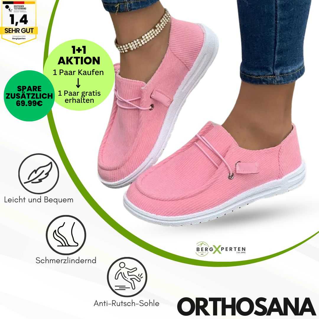 GRATIS OrthoSana - orthopädische schmerzlindernde Freizeitschuhe für Damen - Sonderaktion 1+1 Gratis (Copia)