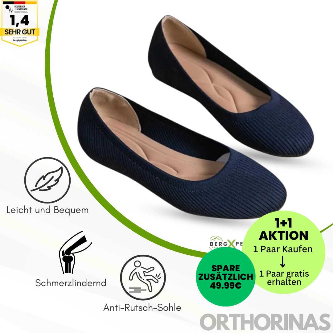 GRATIS Orthorinas - ergonomische schmerzlindernde Ballerinas