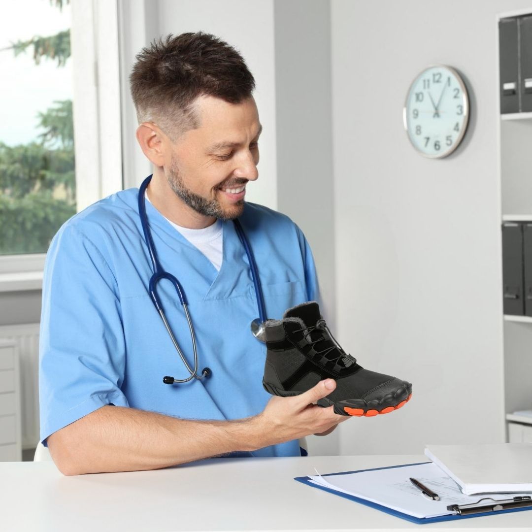 OrthoTrek – gefütterte, wasserabweisende Barfußschuhe