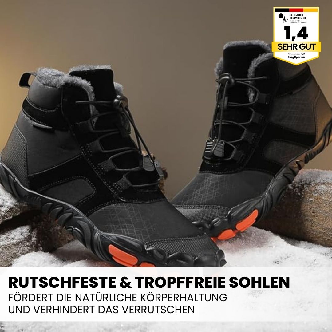 OrthoTrek – gefütterte, wasserabweisende Barfußschuhe