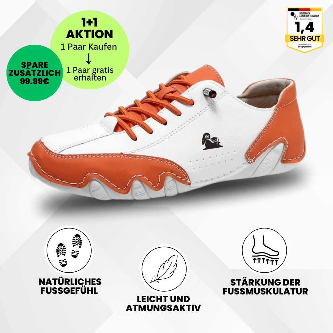 GRATIS OrthoActive - ergonomischer & schmerzlindernder Barfußschuh für maximalen Komfort