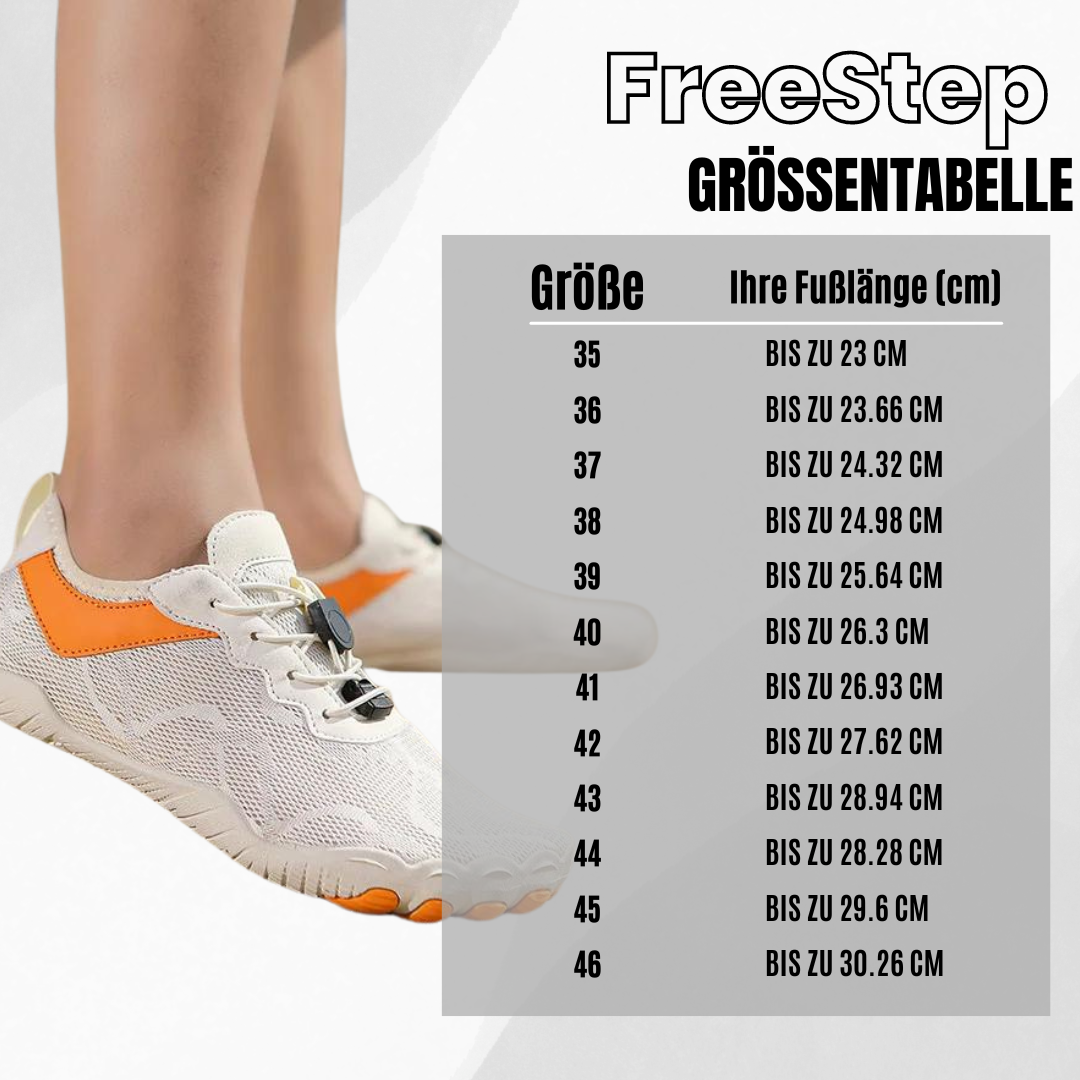 FreeStep – wasserdichte, ergonomische Barfußschuhe