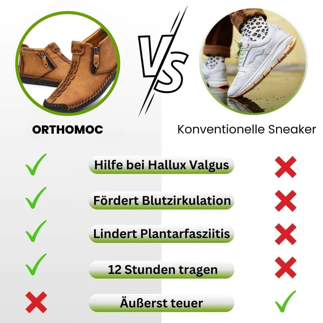 OrthoMoc - Schmerzlindernde Komfortschuhe - Mokassins