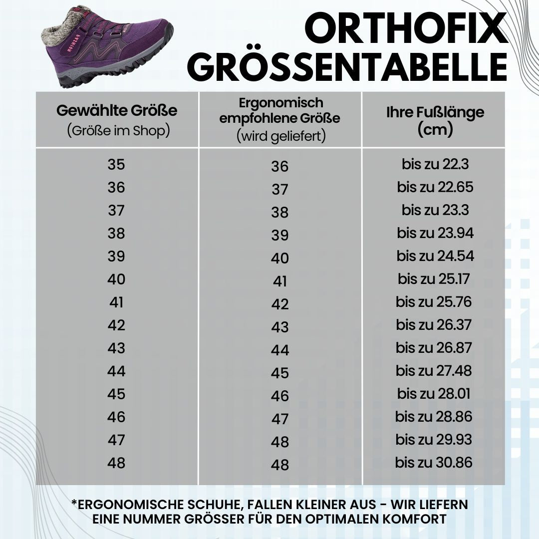 OrthoFix – ergonomischer Komfortschuh für Herbst/Winter