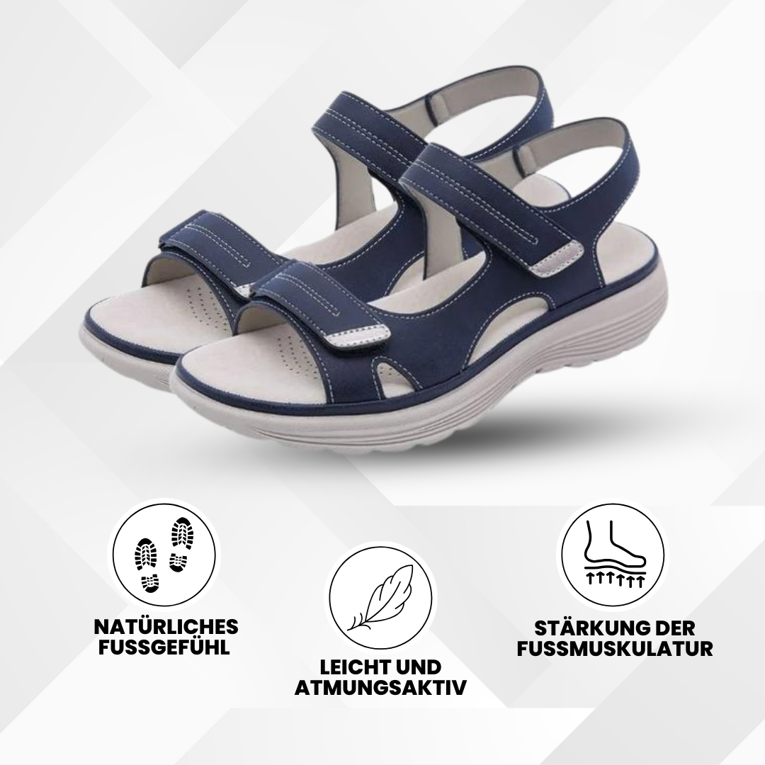 OrthoKlara - ergonomische, schmerzlindernde & rutschfeste Sandalen für Damen