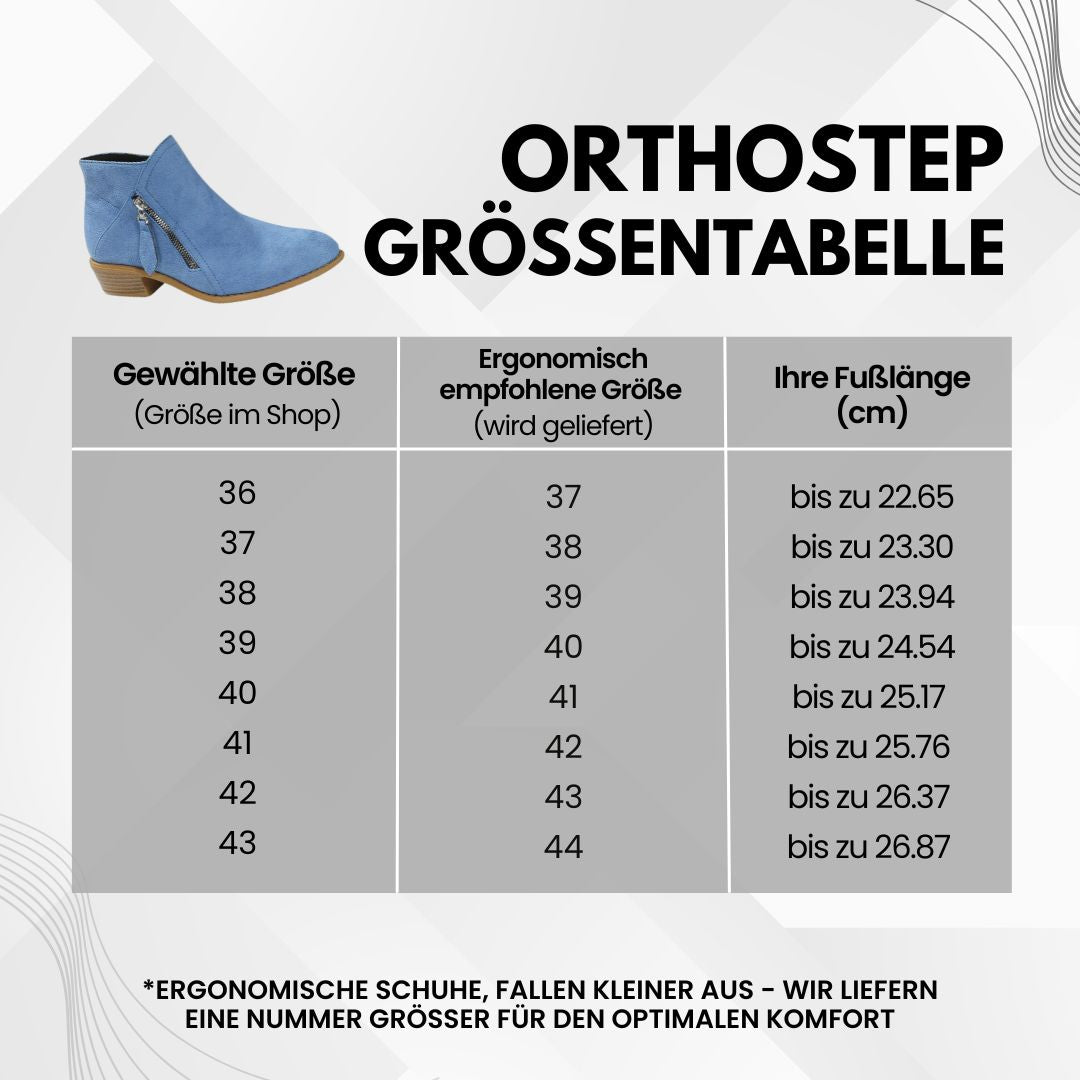GRATIS OrthoStep – Ergonomische Schmerzlinderungs-Stiefeletten mit ergonomischer Unterstützung