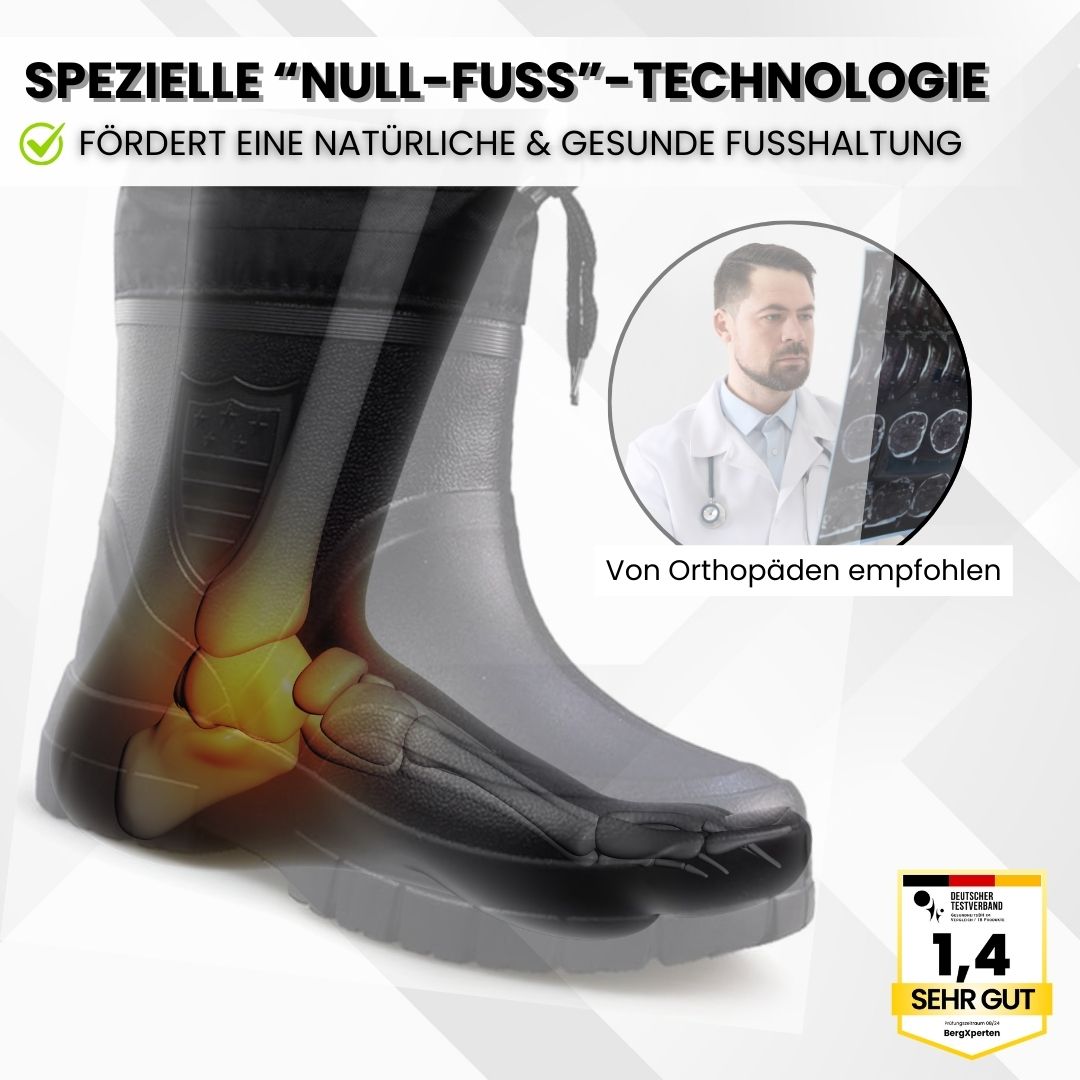 GRATIS RainTex - ergonomische & wasserdichte Thermo-Regenstiefel für den Winter