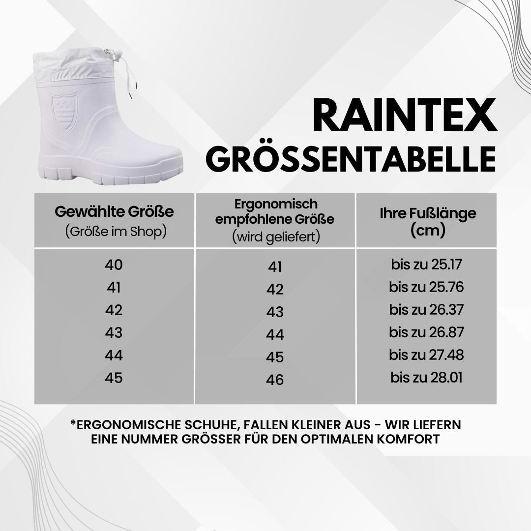 GRATIS RainTex - ergonomische & wasserdichte Thermo-Regenstiefel für den Winter