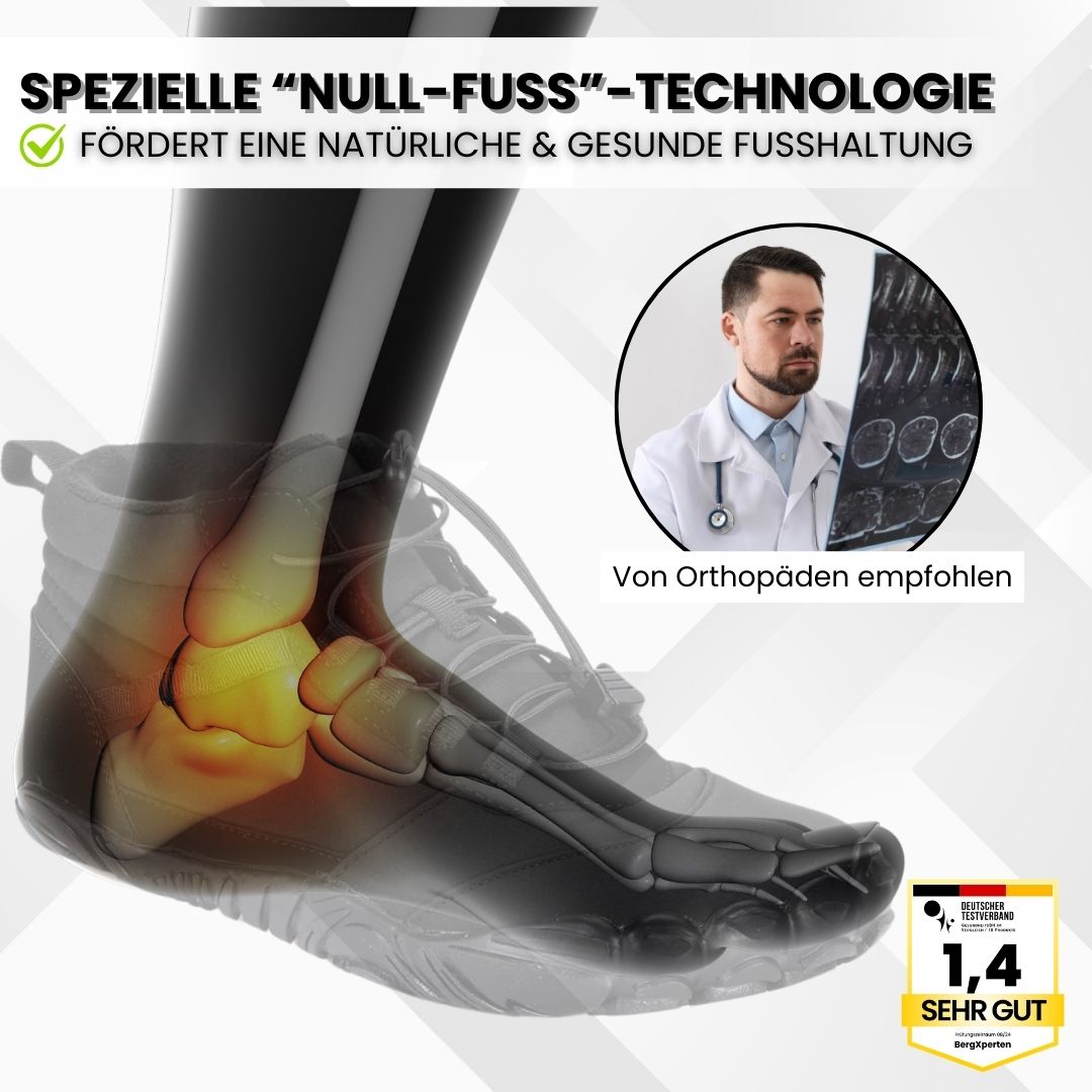 OrthoFreezr – wasserfeste Thermo-Barfußschuhe