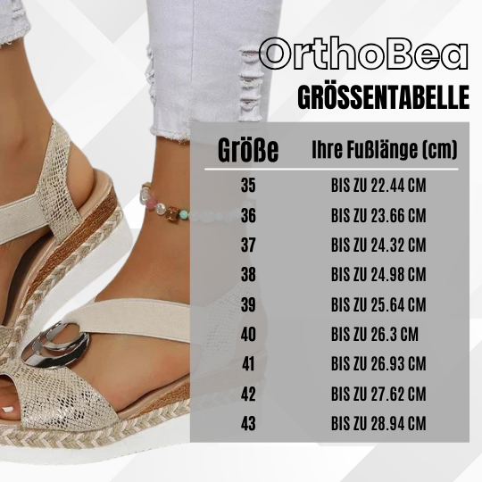 OrthoBea - orthopädische schmerzlindernde Sandalen für mehr Komfort