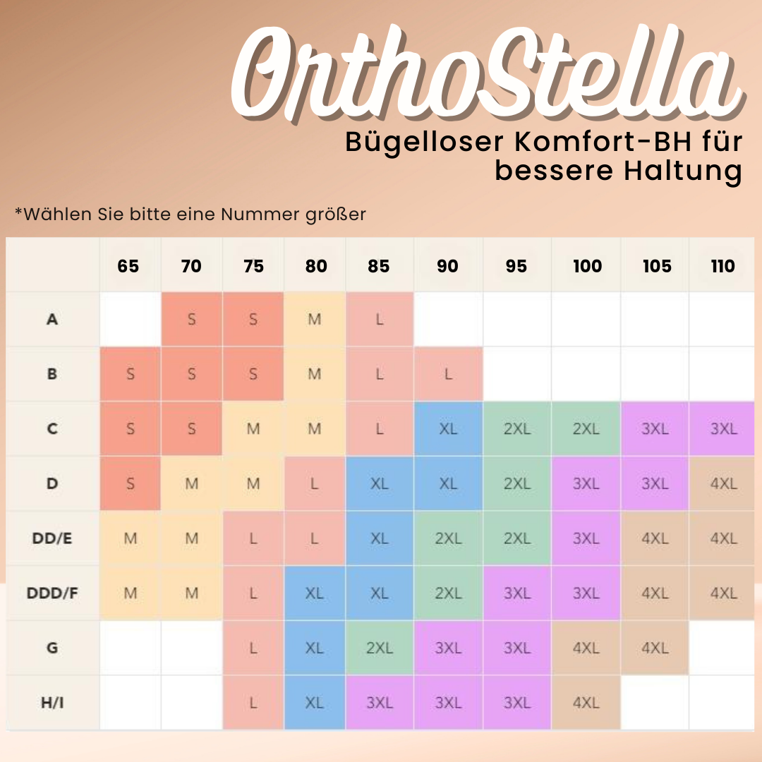 OrthoStella - bügelloser, ergonomischer Komfort-BH für bessere Haltung - Aktion: 1 + 1 GRATIS