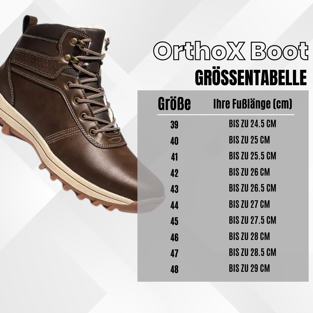 OrthoX Boot – wasserdichte, ergonomische Stiefel