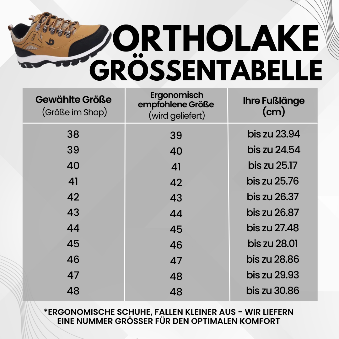 OrthoLake – wasserdichter Unisex-Komfortschuh