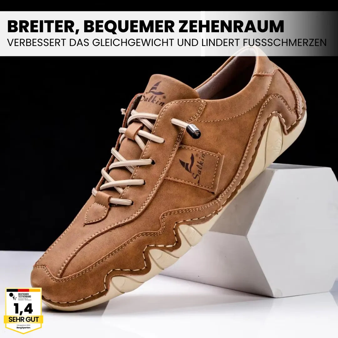 OrthoActive – wasserdichte Leder-Barfußschuhe