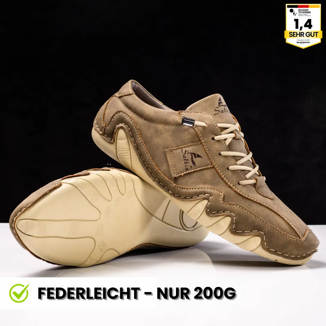 OrthoActive – wasserdichte Leder-Barfußschuhe
