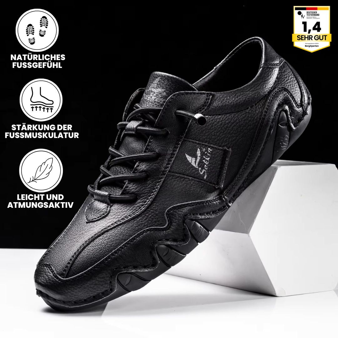 OrthoActive – wasserdichte Leder-Barfußschuhe
