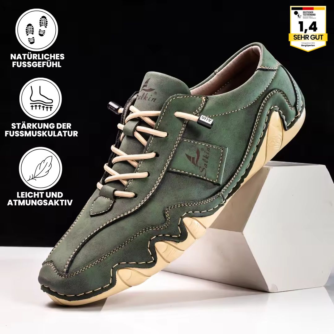 OrthoActive – wasserdichte Leder-Barfußschuhe