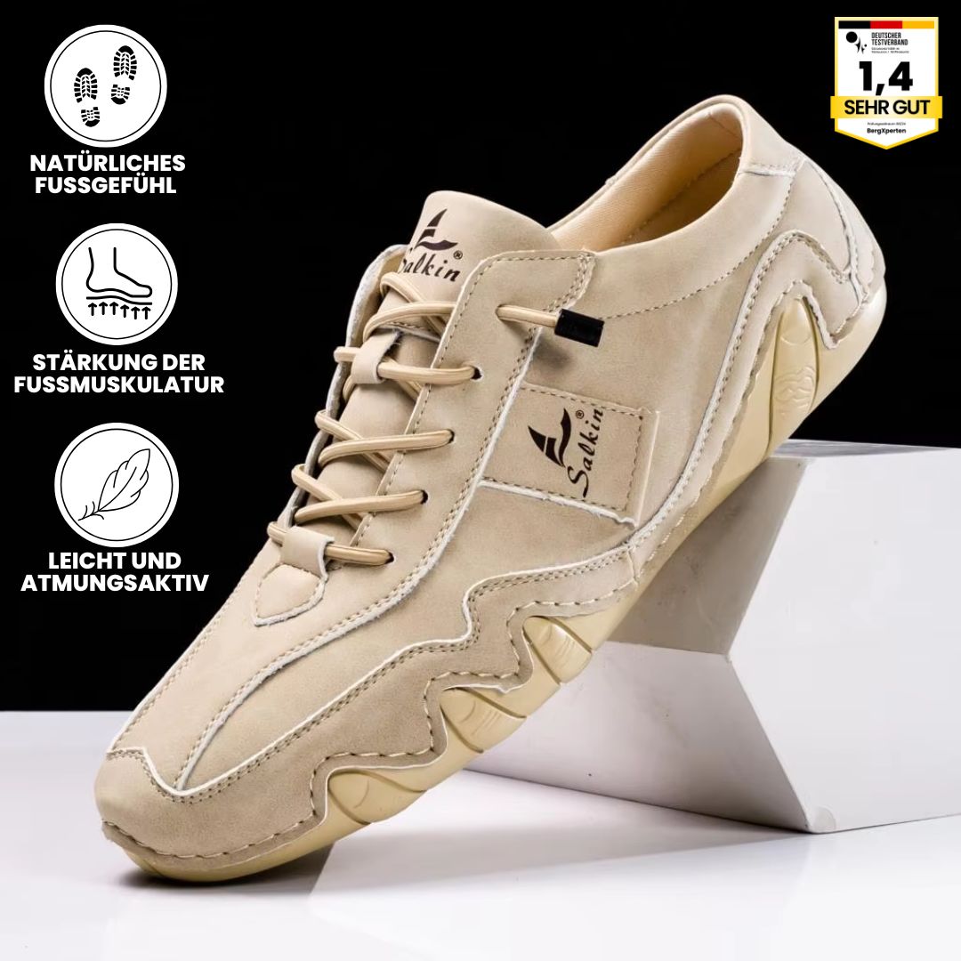 OrthoActive – wasserdichte Leder-Barfußschuhe