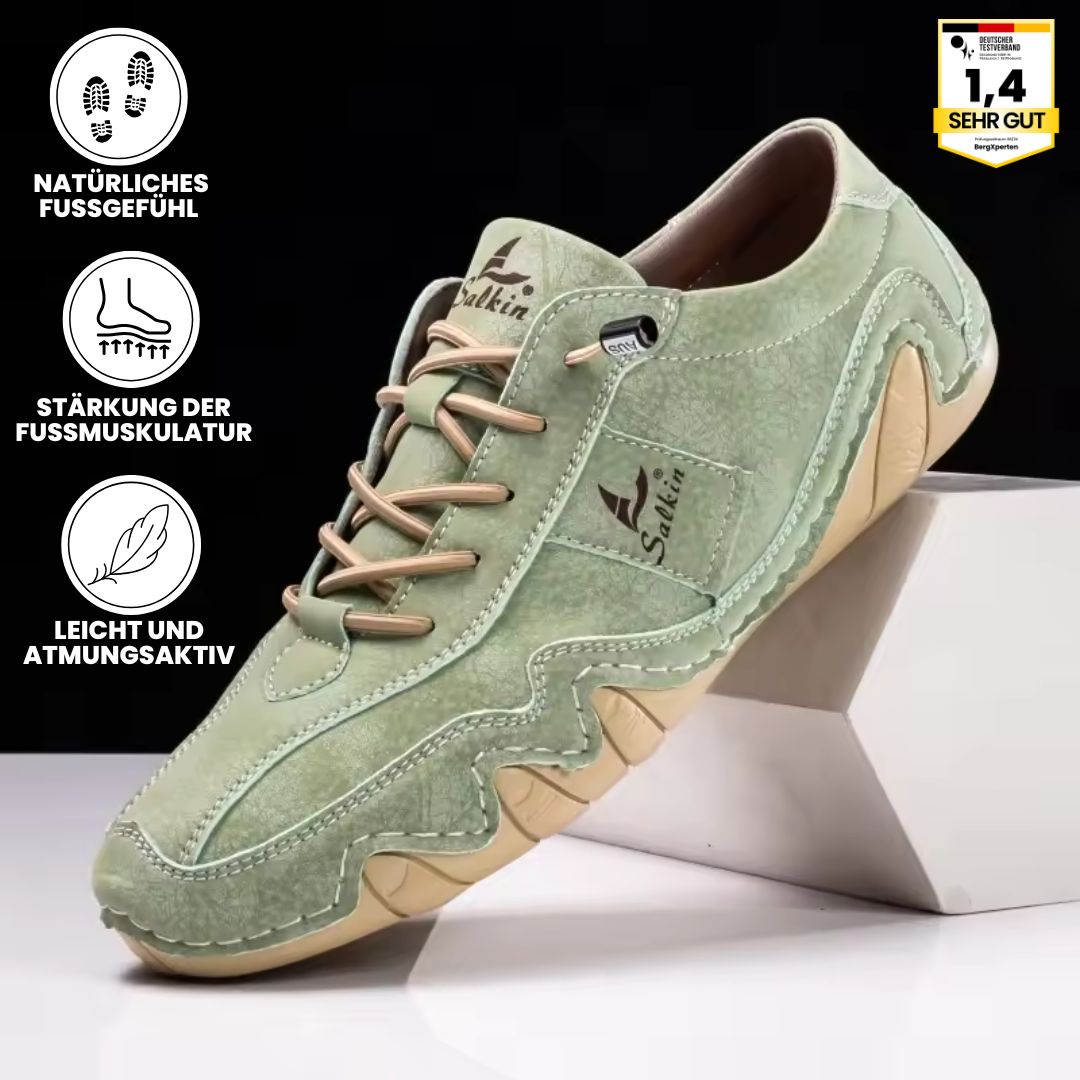 OrthoActive – wasserdichte Leder-Barfußschuhe