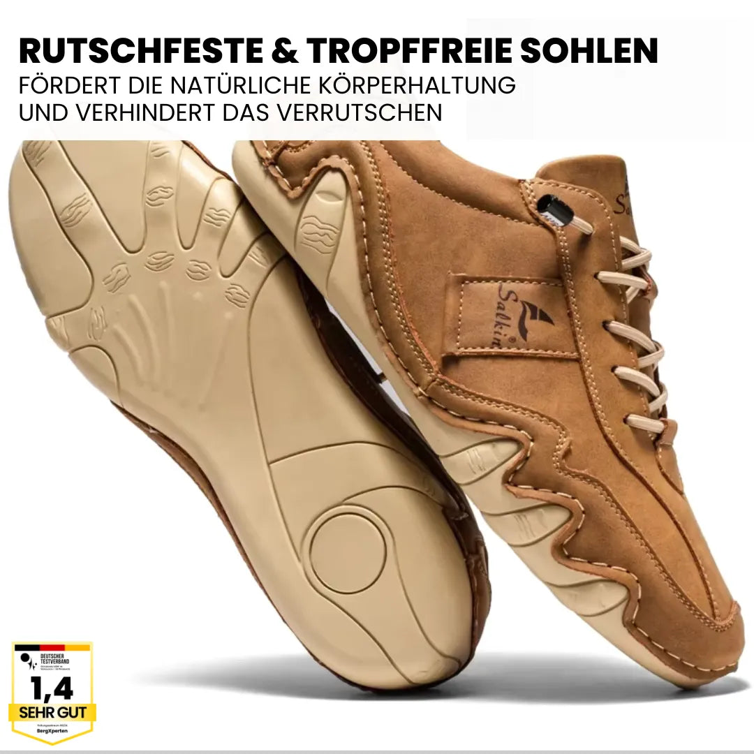 OrthoActive – wasserdichte Leder-Barfußschuhe