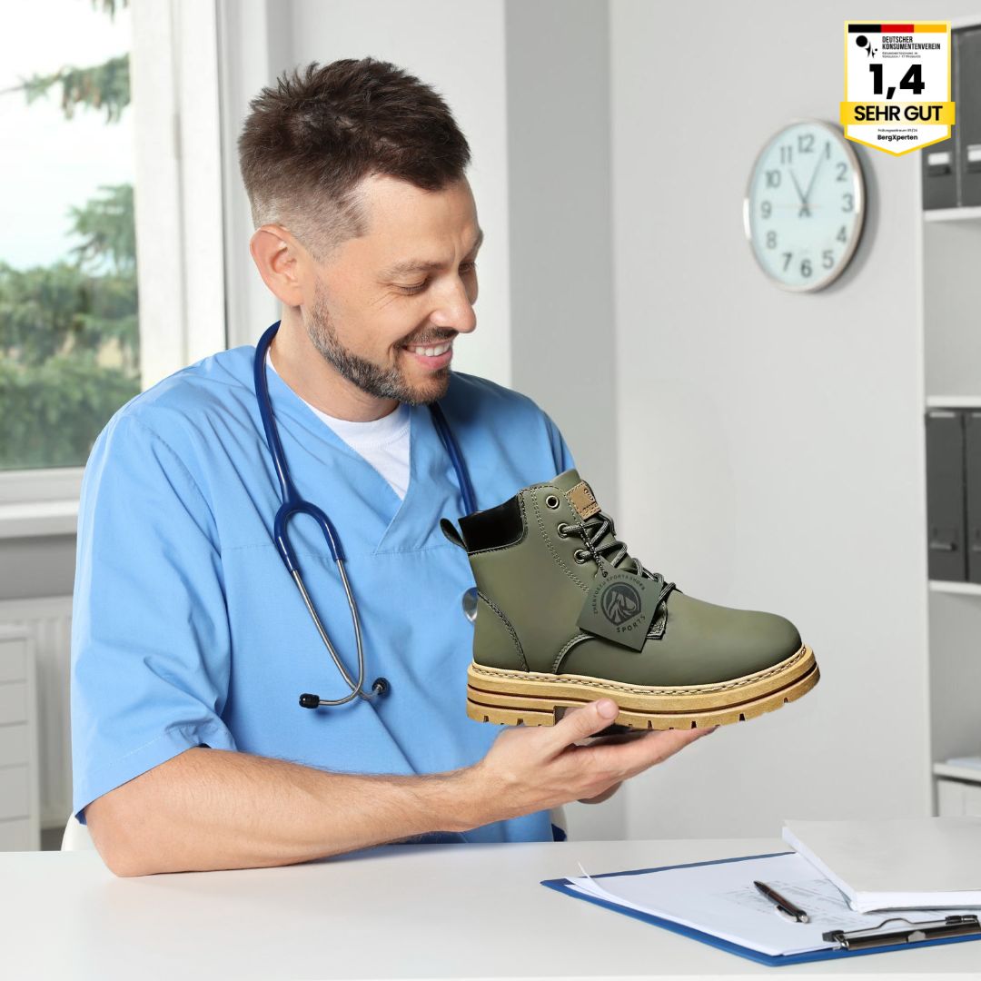 GRATIS Orthoboot - ergonomisch schmerzlindernder Komfort-Stiefel für Herbst/Winter