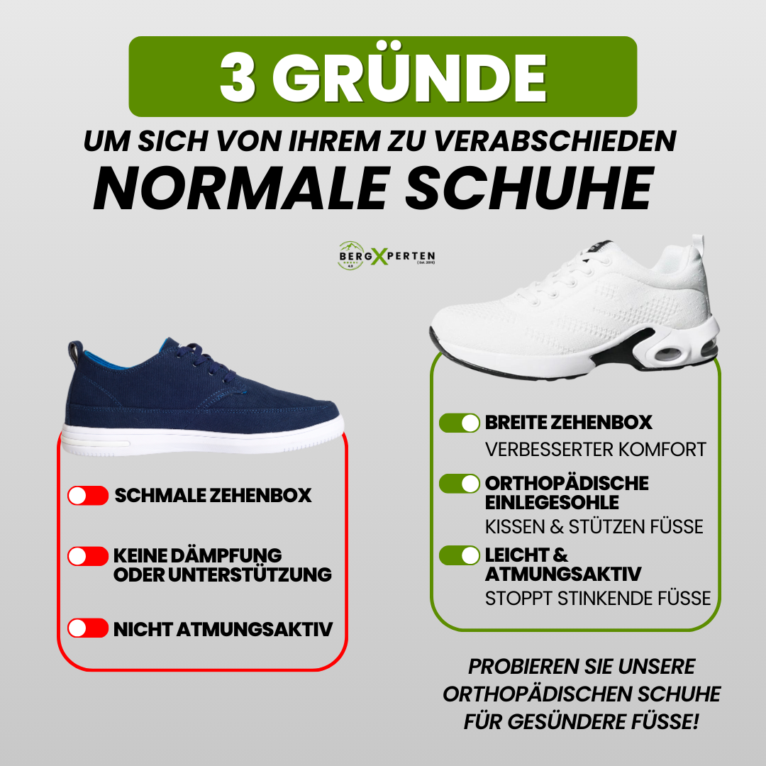 GRATIS OrthoCare - ergonomische Schmerzlinderungs-Schuhe