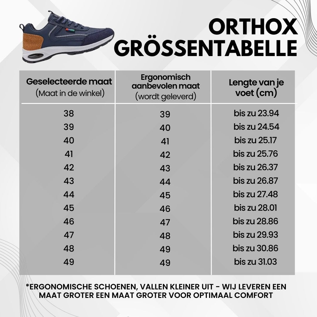 OrthoX – Unisex-Schuh zur Schmerzlinderung