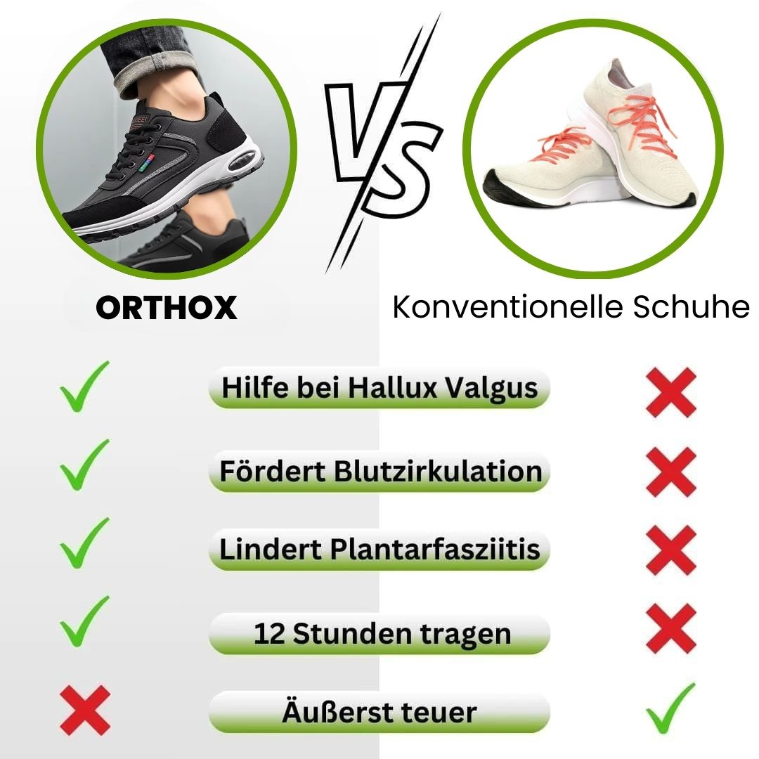 OrthoX – Unisex-Schuh zur Schmerzlinderung