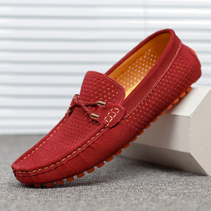GIANNI™ – PERFORIERTE LEDERLOAFERS