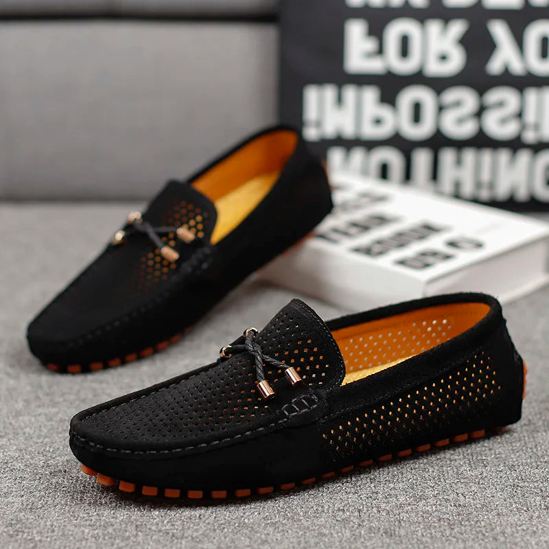 GIANNI™ – PERFORIERTE LEDERLOAFERS