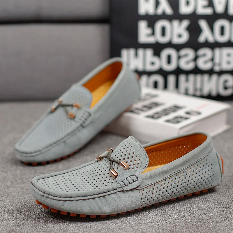GIANNI™ – PERFORIERTE LEDERLOAFERS