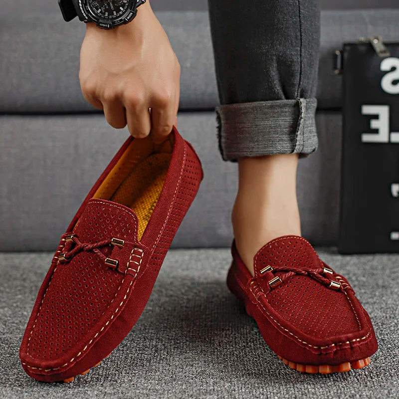 GIANNI™ – PERFORIERTE LEDERLOAFERS
