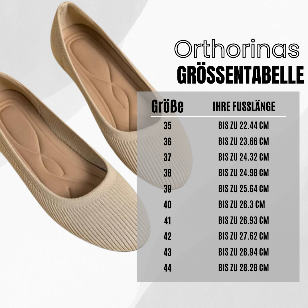 GRATIS Orthorinas - ergonomische schmerzlindernde Ballerinas