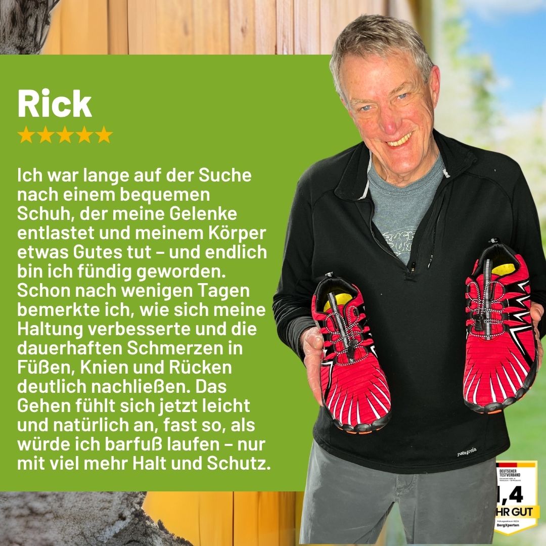 AeroX Pro - ergonomischer schmerzlindernder Barfußschuh