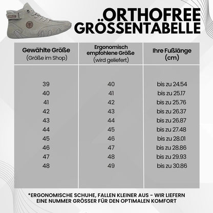 OrthoFree – wasserdichte Leder-Barfußschuhe