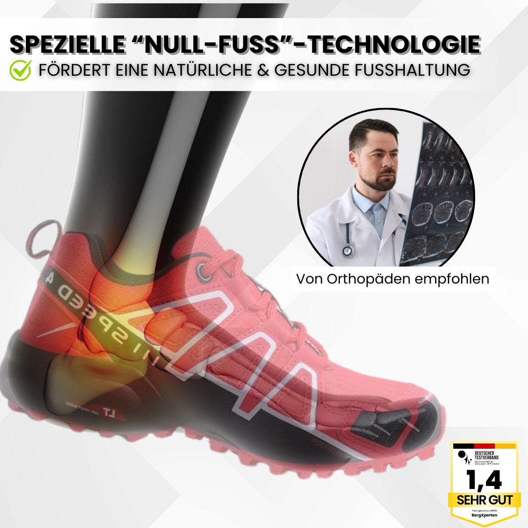 GRATIS OrthoTrekking IV - ergonomische schmerzlindernde Trekking u.- Wanderschuhe (2025)