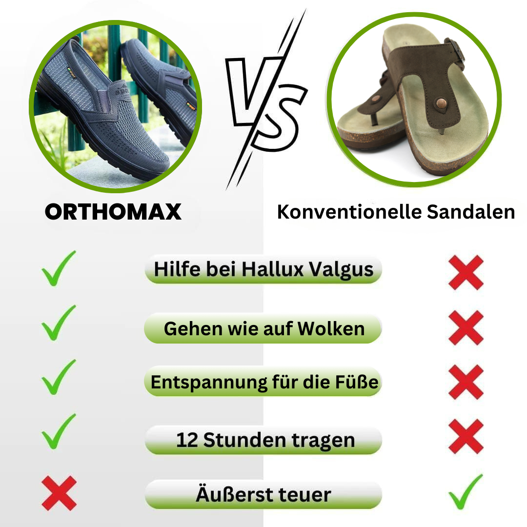 OrthoMax – atmungsaktiver Unisex-Komfortschuh
