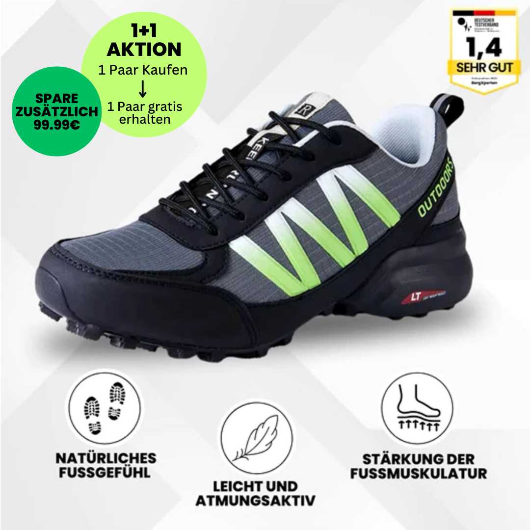 GRATIS OrthoTrekking Soft - extrem bequeme & schmerzlindernde Trekking u.- Wanderschuhe - UltraSoft